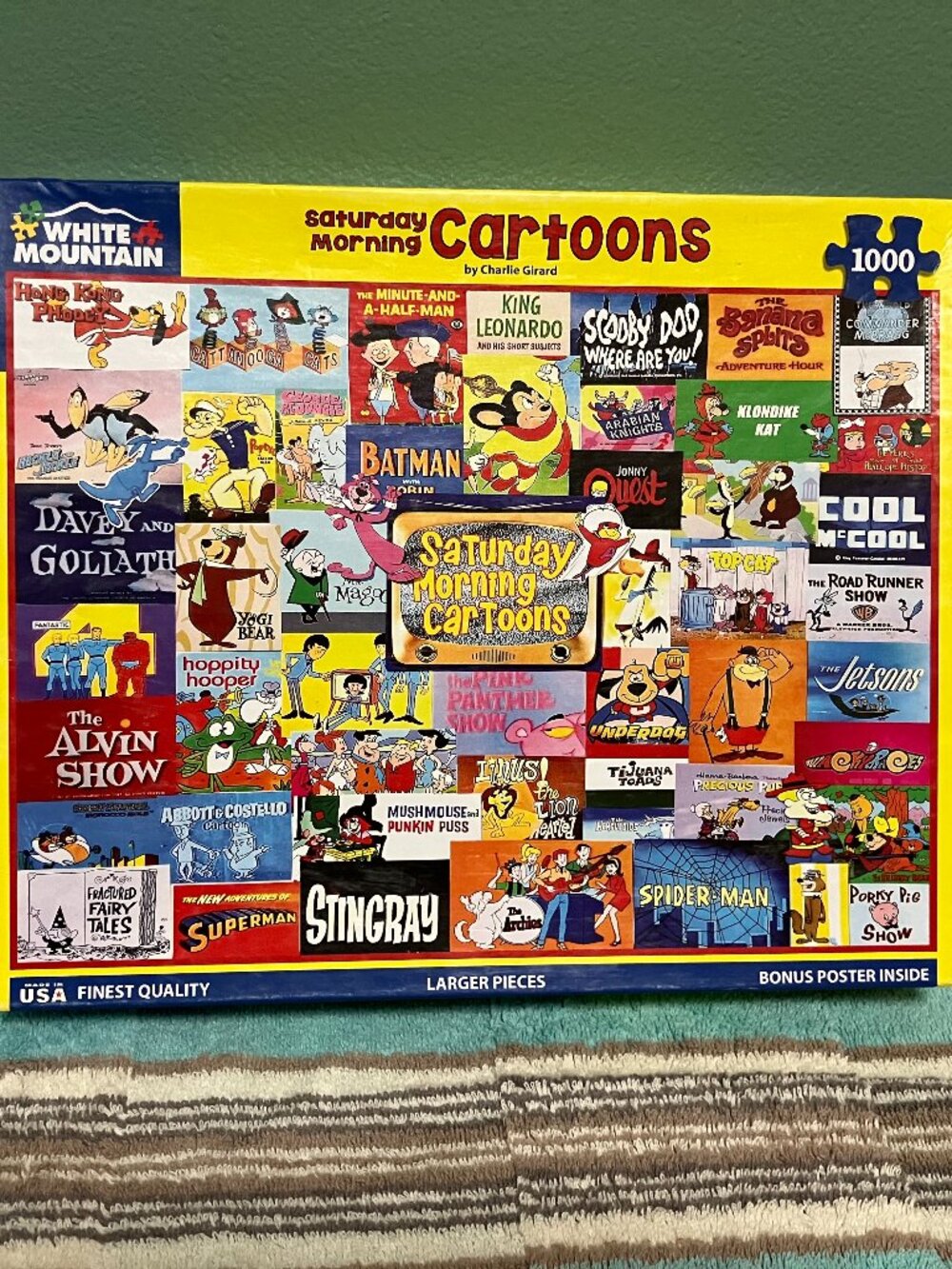 White Mountain Puzzle - " Saturday Morning Cartoons"